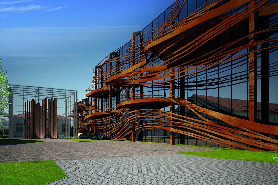 Chais Monnet Rusty Iron Girders