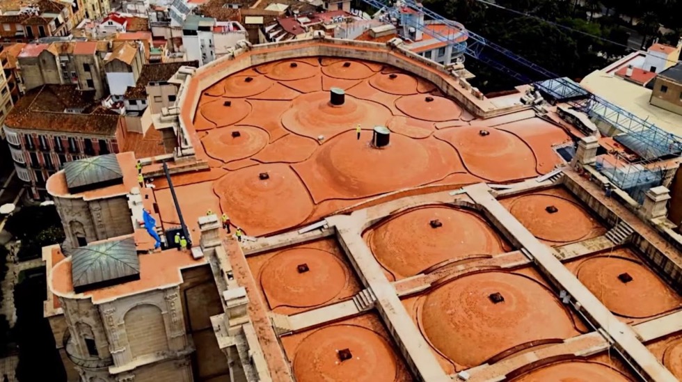 Malaga Cathedral Roof