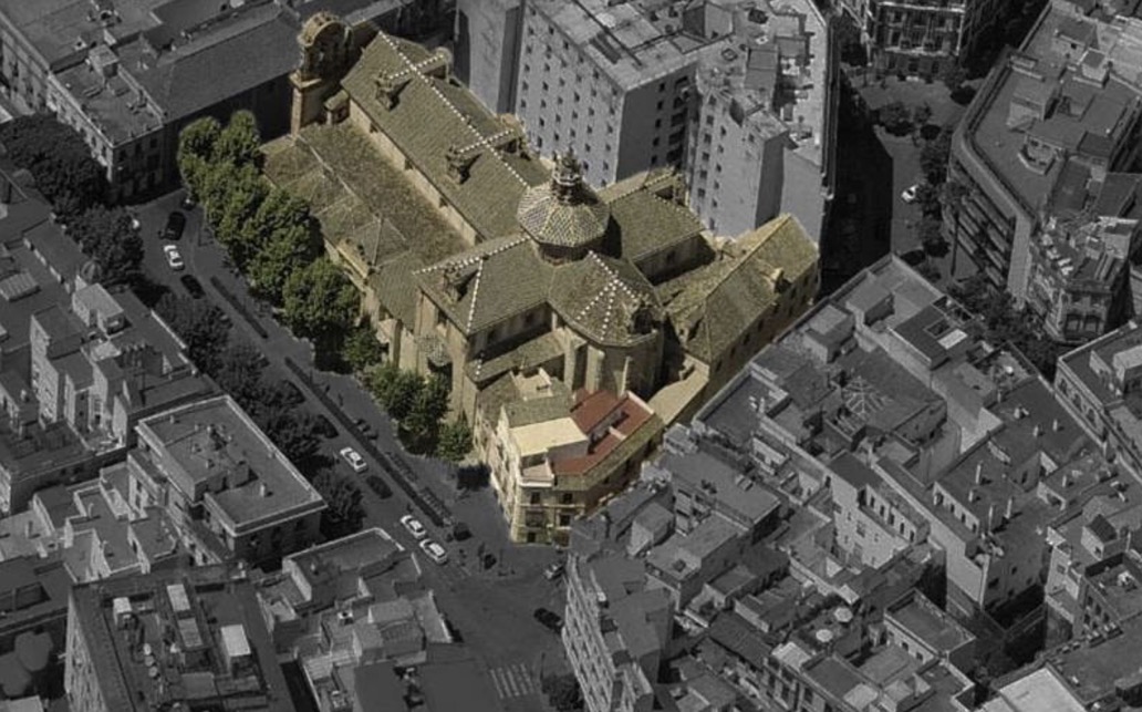 Aerial view of de la Magdalena