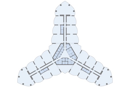 Burj Khalifa Typical Plan