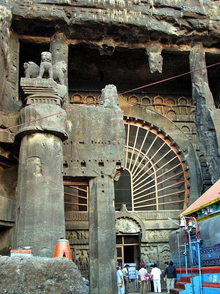 Great Chaitya Cave Entrance Today