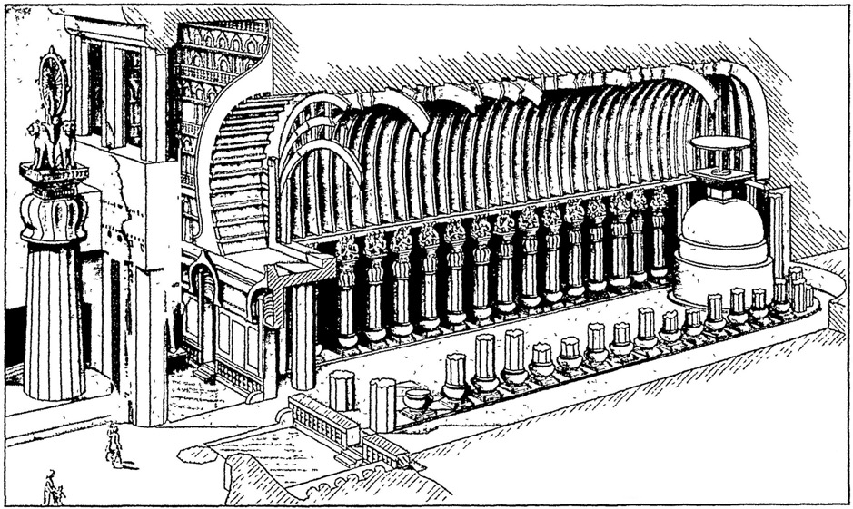 Great Chaitya Cross-Section