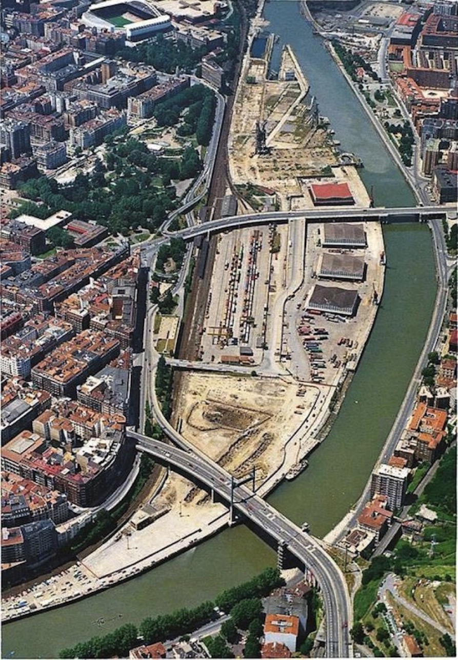 Abandoibarra before the Guggenheim