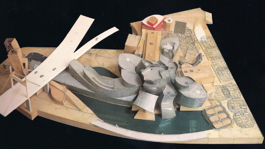 Guggenheim Bilbao Frank Gehry model