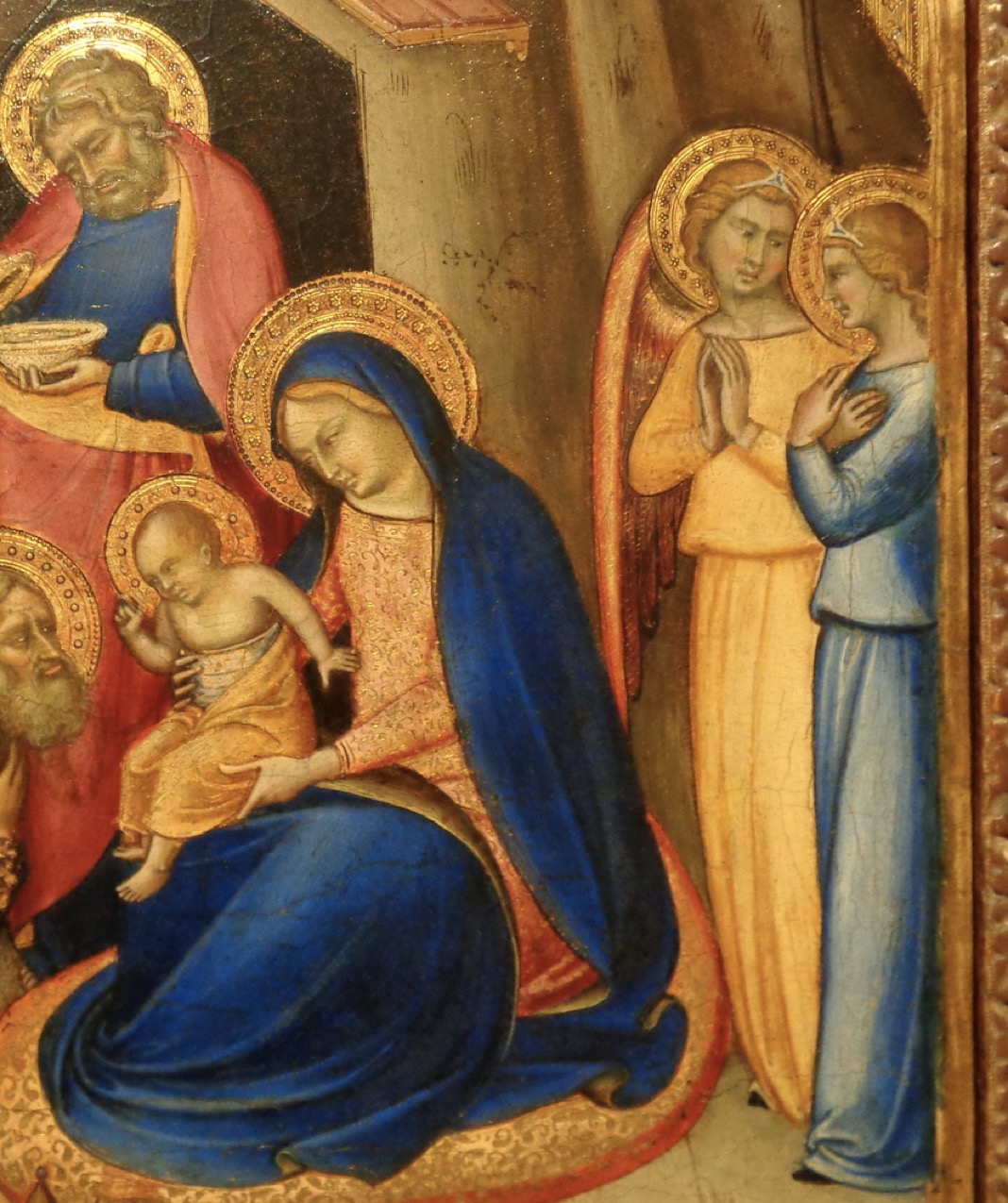 Luca di Tommé The Adoration of the Magi (detail)